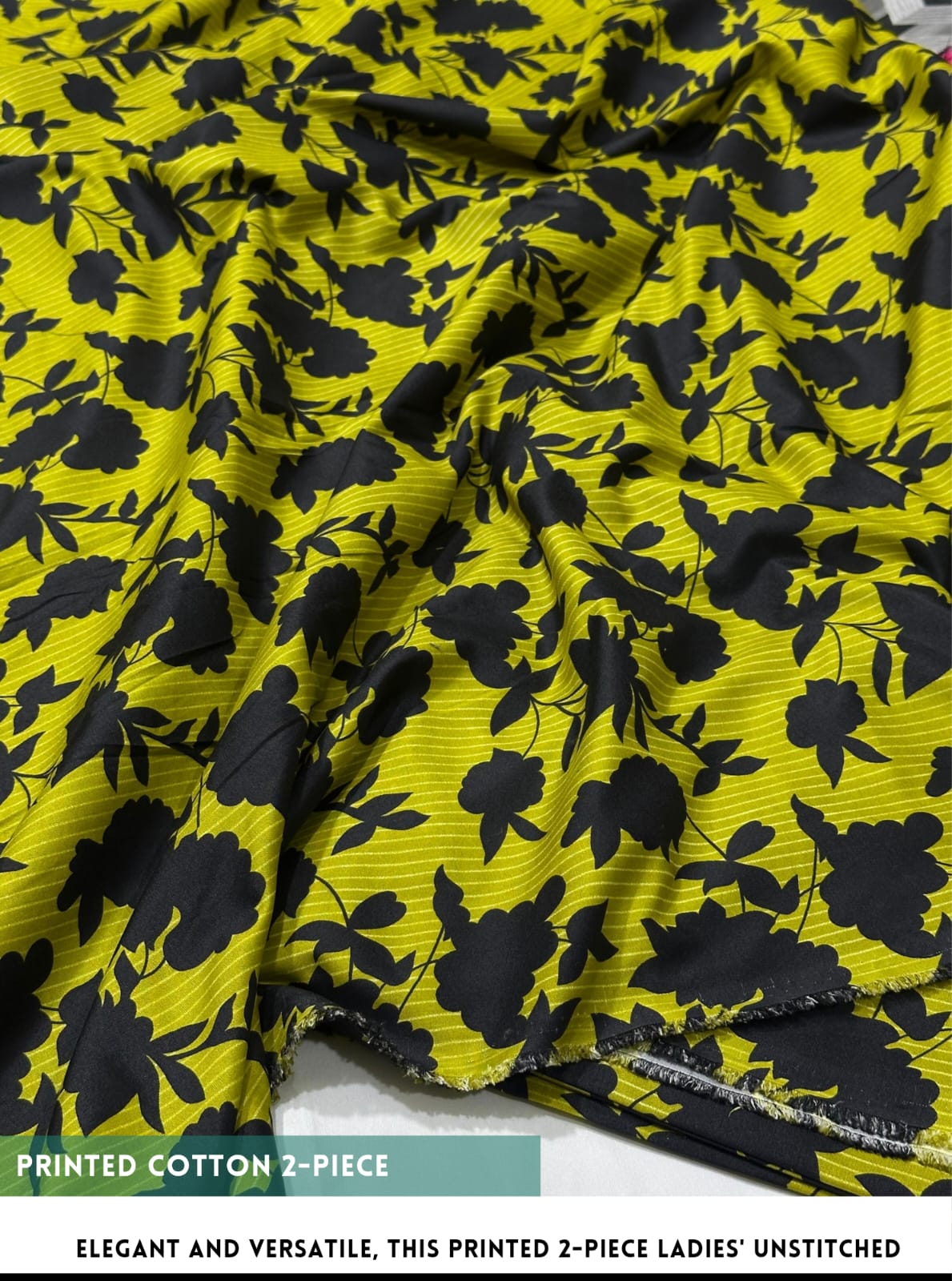 Winter & Mid Season All Over Printed Polo cotton Dress :Unstitched - 2 Pieces