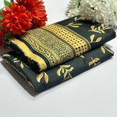 Mid Season All Over Printed Polo cotton Dress :Unstitched - 2 Pieces