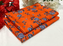 Mid Season All Over Printed Polo cotton Dress :Unstitched - 2 Pieces