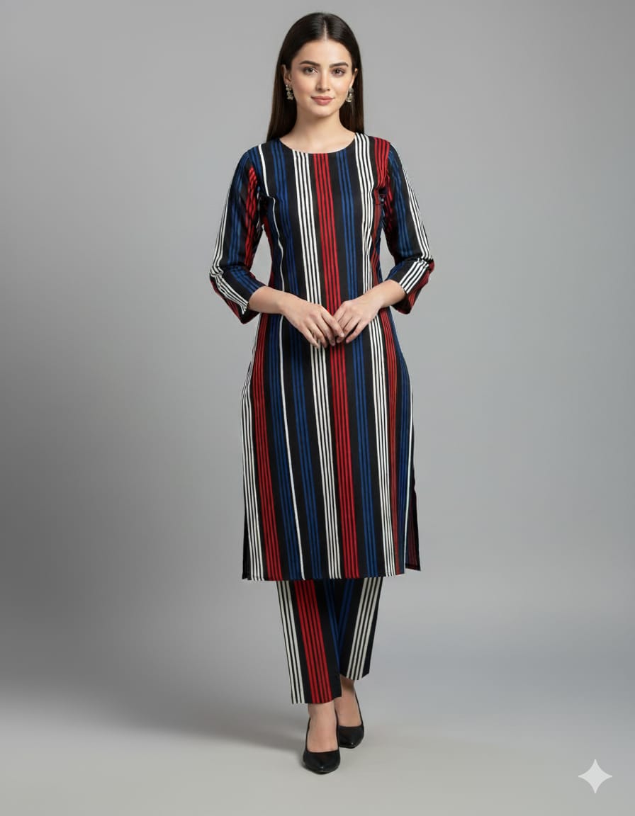 Mid Season All Over Printed Polo cotton Dress :Unstitched - 2 Pieces